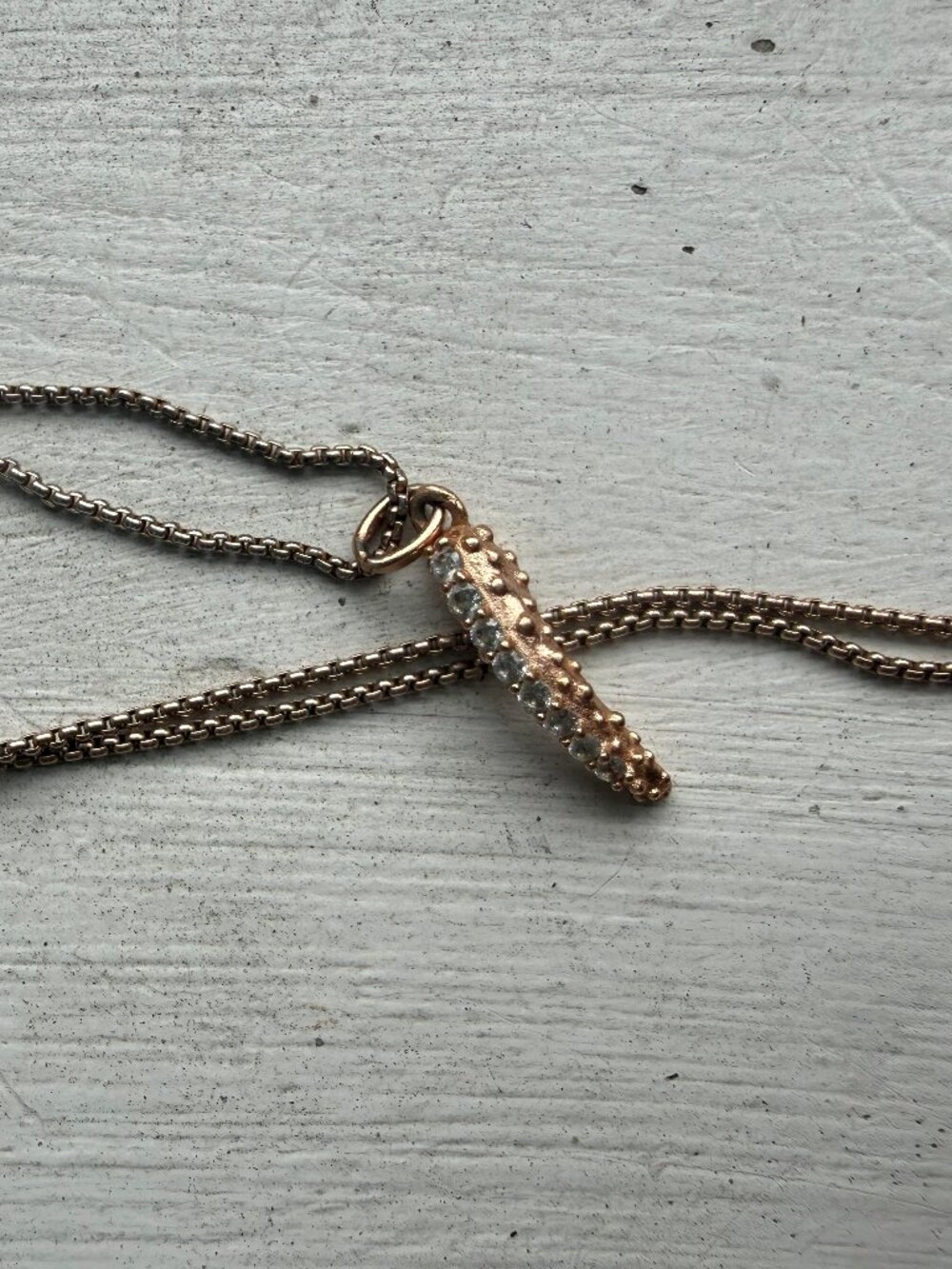 Kendra Scott Adjustable Length Rose Gold Pendant Necklace